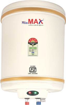 

Min Max 6 L Storage Water Geyser(Ivory, Eco-EG 5 Star*****)
