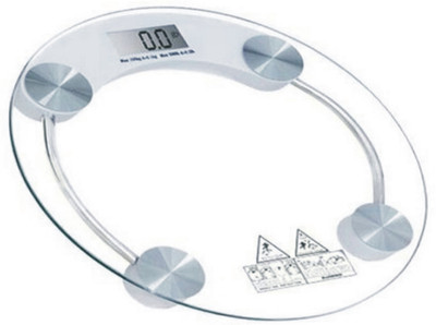 

grabit EASY STEP-ON ACTIVATION ROUND GLASS Weighing Scale(Multicolor)