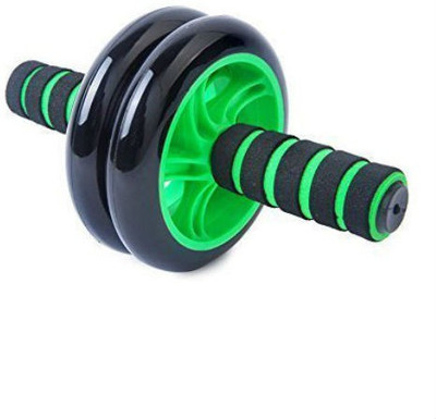 

Shrih Double Wheel Unisex AB Abdominal Roller with Knee Mat Ab Exerciser(Black)