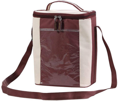 

Lemish Muitifunction Stylish Insulation Lunch Bag for Picnic Travel with Adjustable Shoulder Strap- Brown Color Waterproof Lunch Bag(Brown, 5 L)