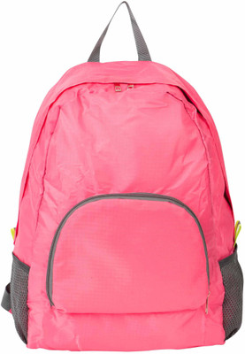 

Bludug Foldable Lightweight Waterproof Travel Backpack Daypack Bag Sports&Hiking (Nursery/Play School) Waterproof Multipurpose Bag(Pink, 15 L)