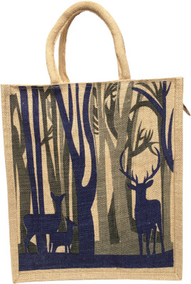 

Regiis Deer Print Waterproof Lunch Bag(Brown, 5 L)