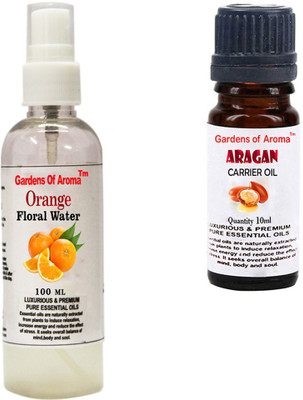 

Gardens Of Aroma Orange Floral Water And Argan Essential Oil(110 ml)