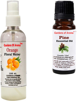 

Gardens Of Aroma Orange Floral Water And Pine Essential Oil(110 ml)
