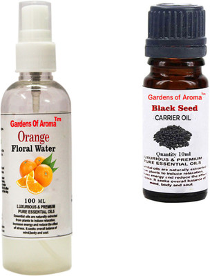 

Gardens Of Aroma Orange Floral Water And Black Seed Essential Oil(110 ml)