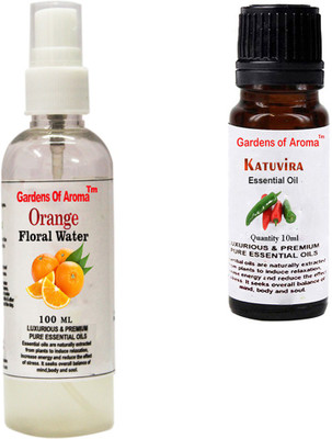 

Gardens Of Aroma Orange Floral Water And katuvira Essential Oil(110 ml)
