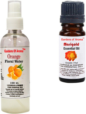 

Gardens Of Aroma Orange Floral Water And Marigold Essential Oil(110 ml)