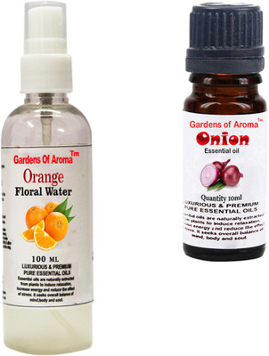 

Gardens Of Aroma Orange Floral Water And Onion Essential Oil(110 ml)