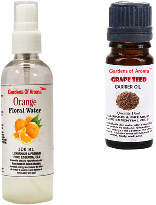 

Gardens Of Aroma Orange Floral Water And Grapeseed Essential Oil(110 ml)