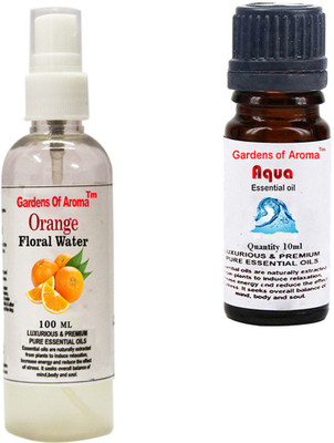 

Gardens Of Aroma Orange Floral Water And Aqua Essential Oil(110 ml)