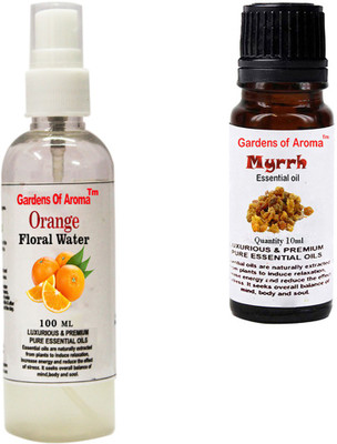 

Gardens Of Aroma Orange Floral Water And Myrrh Essential Oil(110 ml)
