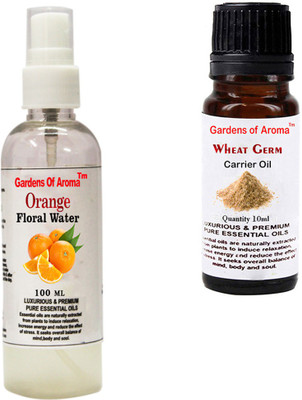 

Gardens Of Aroma Orange Floral Water And Wheatgerm Essential Oil(110 ml)