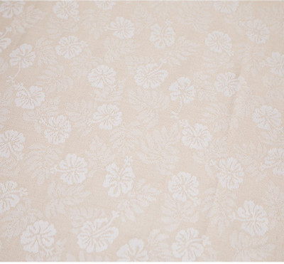 

JCQRD 300 TC Cotton Single Floral Bedsheet(Pack of 1, Cream)