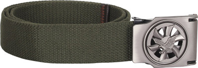 

S N Group Men Casual Green Canvas Reversible Belt, Light green
