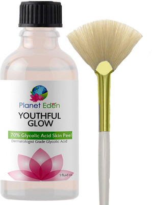 

Planet Eden 70% Glycolic Acid Skin Peel with Free Fan Brush(30 ml)