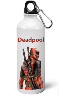 

MUGKIN A-MDP61 Best Superhero Deadpool Official Printed Bottle 750 ml Sipper(Pack of 1, White)