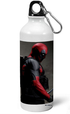 

MUGKIN MDP37 Marvel Best Superhero Deadpool Official Printed Bottle 750 ml Sipper(Pack of 1, White)