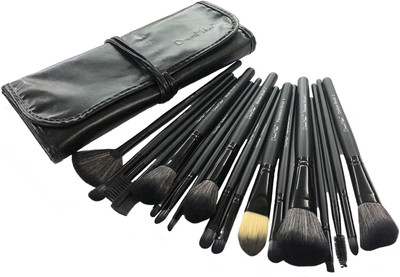 Dream Maker 18 Piece Makeup Brush Set (Black)(Pack of 18)