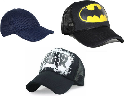 FashMade Printed Trucker Cap Cap(Pack of 3)