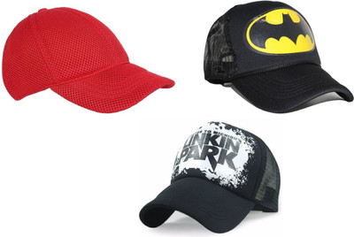 FashMade Printed Sports/Regular Cap Cap(Pack of 3)