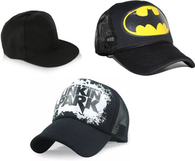 FashMade Printed Trucker Cap Cap(Pack of 3)