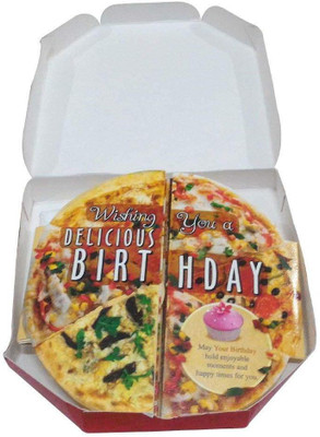 

Saugat Traders Birthday Pizza Theme Greeting Card(Multicolor, Pack of 1)