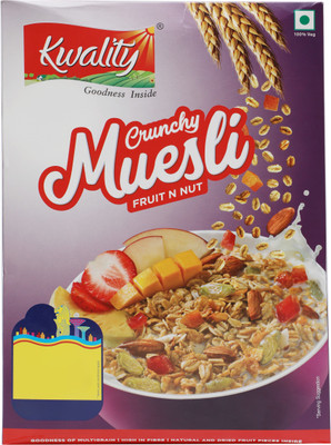 

Kwality Crunchy Muesli Fruit N Nut(300 g, Box)
