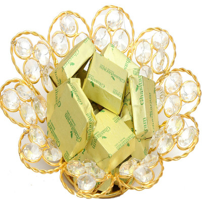 

Ghasitaram Gifts Gold Crystal Chocolate Bowl Bars(180 g)
