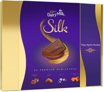 

Cadbury Cadbury Dairy Milk Silk Miniatures Chocolate Gift Box(Raksha Bandhan Pack) Bars(240 g)
