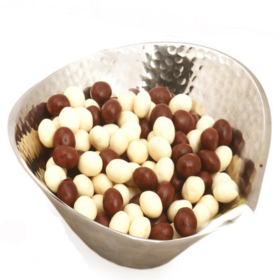 

Ghasitaram Gifts Silver Aluminium Nutties Bowl Brittles(100 g)