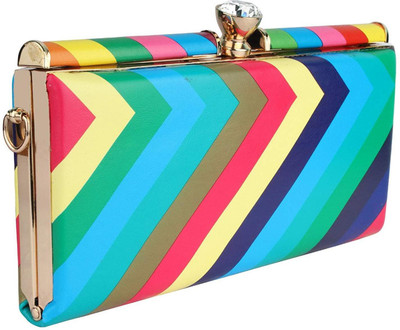 

ASNORA Casual Multicolor Clutch