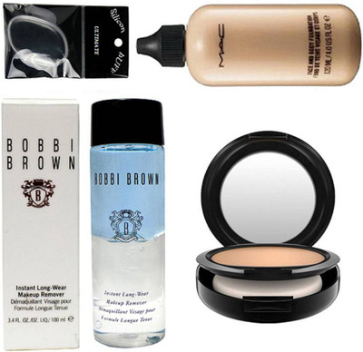 

Ultimate Sponge Puff With Makeup Remover Instant Longwear & Face & Body Foundation & Sudio Fix Compact(Set of 4)