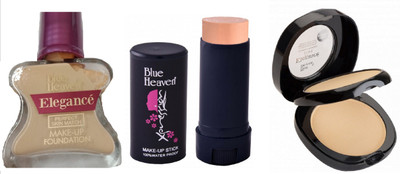 

Blue Heaven elegance perfect skin match foundation and makeup stick with elegance 2 in 1 compact (set of 3)(Set of 3)