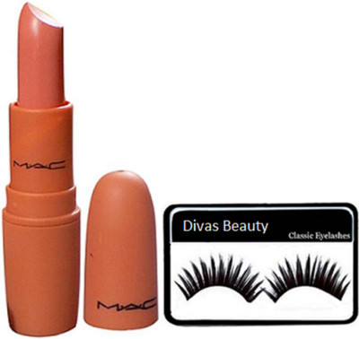 

divas beauty eyelashes & mac giambattista valli Matte Finish Angel Lipstick(Set of 2)