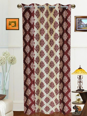 17% OFF on Dekor World 275 cm (9 ft) Polyester Long Door Curtain Single Curtain(Motif, Maroon) 17% OFF on Dekor World 275 cm (9 ft) Polyester Long Door Curtain Single Curtain(Motif, Maroon)