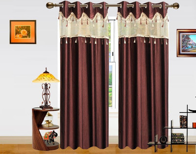 2% OFF on Dekor World 215 cm (7 ft) Polyester Door Curtain (Pack Of 2)(Printed, Brown) 2% OFF on Dekor World 215 cm (7 ft) Polyester Door Curtain (Pack Of 2)(Printed, Brown)