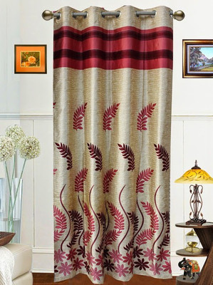 8% OFF on Dekor World 215 cm (7 ft) Polyester Door Curtain Single Curtain(Floral, Maroon) 8% OFF on Dekor World 215 cm (7 ft) Polyester Door Curtain Single Curtain(Floral, Maroon)