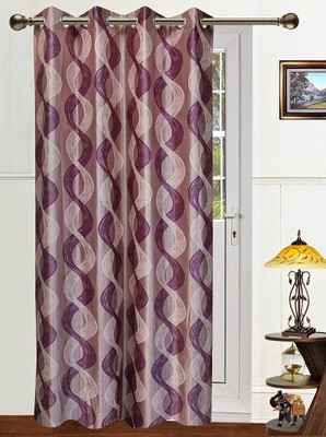 Dekor World 275 cm (9 ft) Polyester Long Door Curtain Single Curtain(Abstract, Purple) Dekor World 275 cm (9 ft) Polyester Long Door Curtain Single Curtain(Abstract, Purple)