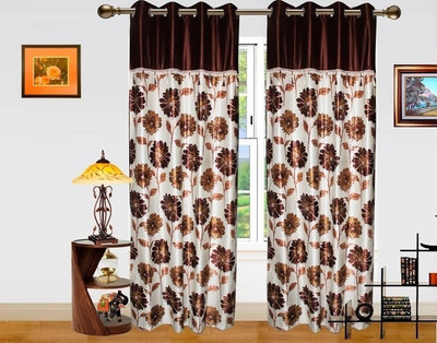 10% OFF on Dekor World 215 cm (7 ft) Polyester Door Curtain (Pack Of 2)(Printed, Brown, Beige) 10% OFF on Dekor World 215 cm (7 ft) Polyester Door Curtain (Pack Of 2)(Printed, Brown, Beige)