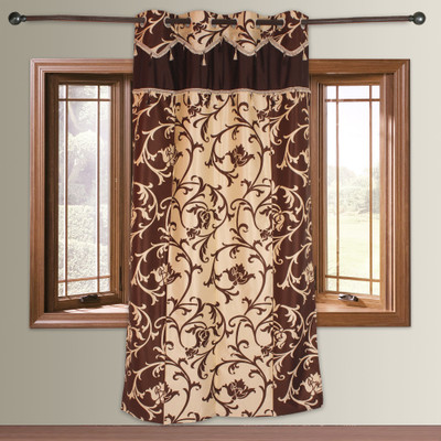 14% OFF on Dekor World 213.36 cm (7 ft) Polyester Door Curtain Single Curtain(Geometric, Brown, Beige) 14% OFF on Dekor World 213.36 cm (7 ft) Polyester Door Curtain Single Curtain(Geometric, Brown, Beige)