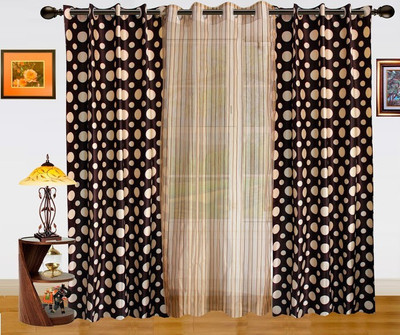 46% OFF on Dekor World 213.36 cm (7 ft) Polyester Door Curtain (Pack Of 3)(Floral, Brown, Beige) 46% OFF on Dekor World 213.36 cm (7 ft) Polyester Door Curtain (Pack Of 3)(Floral, Brown, Beige)