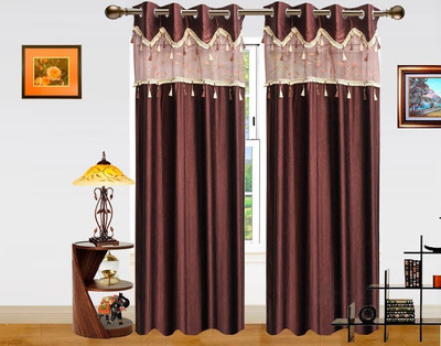 3% OFF on Dekor World 215 cm (7 ft) Polyester Door Curtain (Pack Of 2)(Solid, Brown) 3% OFF on Dekor World 215 cm (7 ft) Polyester Door Curtain (Pack Of 2)(Solid, Brown)