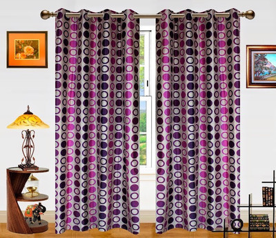 14% OFF on Dekor World 215 cm (7 ft) Polyester Door Curtain (Pack Of 2)(Geometric, Purple) 14% OFF on Dekor World 215 cm (7 ft) Polyester Door Curtain (Pack Of 2)(Geometric, Purple)