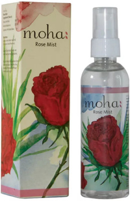 

Moha Rose Mist Skin for Natural Moisturizing And Herbal Make-up remover Body Mist - For Men & Women(100 ml)
