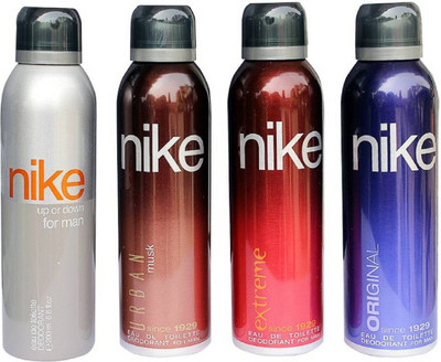 

Nike deodrants Body Spray - For Men & Women(800 ml, Pack of 4)