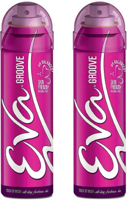 

EVA GROOVE Body Spray - For Women(240 ml, Pack of 2)