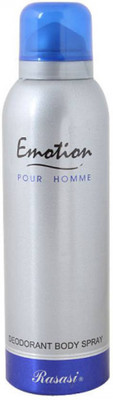 

Rasasi Emotion Pour Homme Blue Deo For Men -200ml Body Spray - For Men(200 ml)