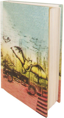 Indha Craft A5 Diary(Indha Flying Birds Print Recycle Paper Diary, Multicolor)