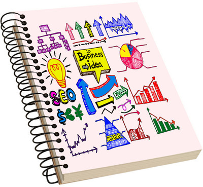

MrSanotiyas A5 Notebook(Innovative Floral Notebook, Multicolor)
