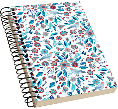 

MrSanotiyas A5 Notebook(Innovative Floral Notebook, Multicolor)